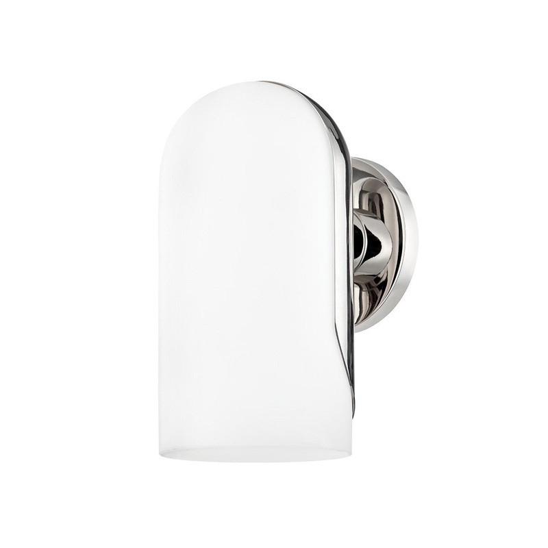 Mitzi H550301-PN Mabel One Light Bath, Polished Nickel