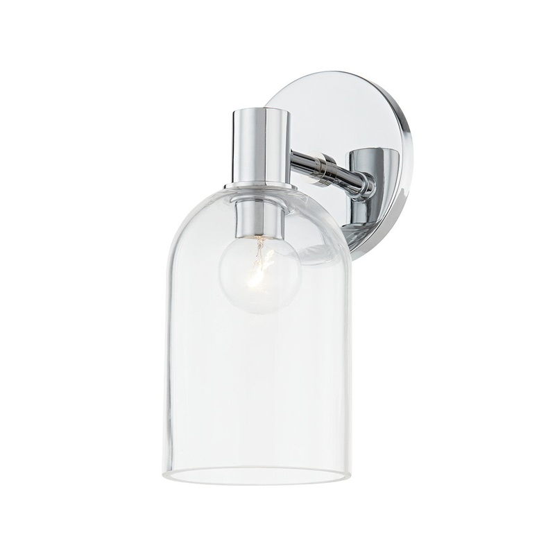 Mitzi H678301-PC Paisley One Light Bath Sconce, Polished Chrome