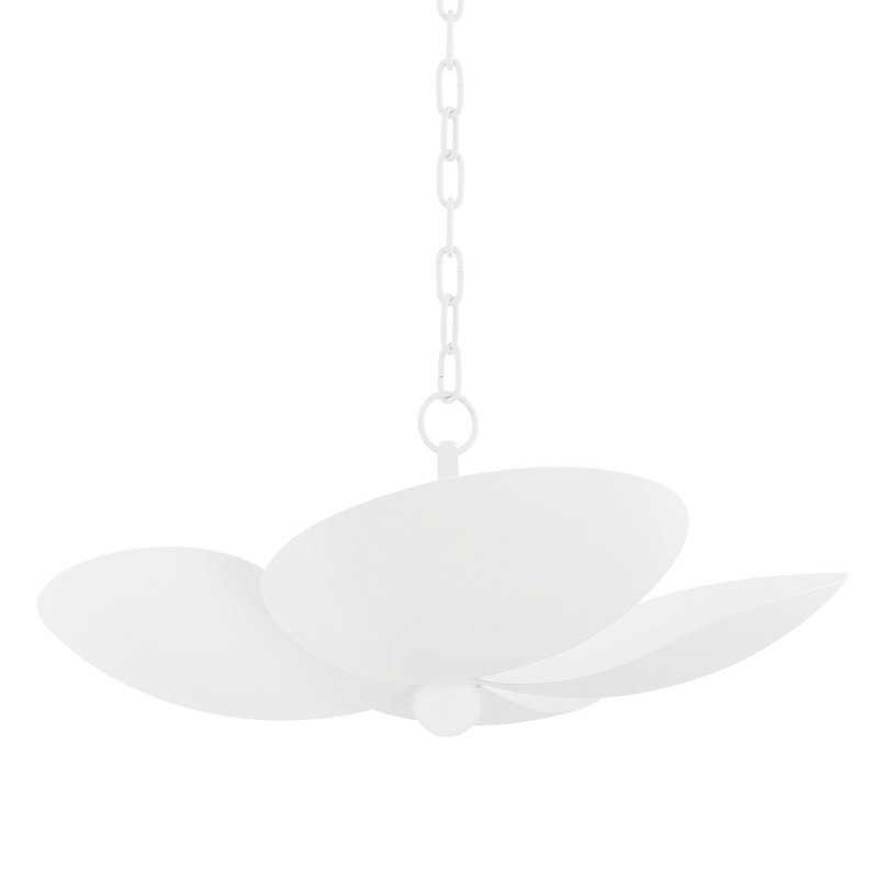 Mitzi H697705-TWH Leni Five Light Pendant, Textured White