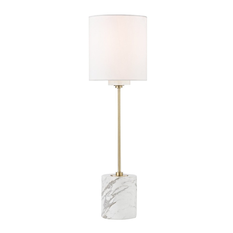 Mitzi HL153201-AGB Fiona One Light Table Lamp, Aged Brass