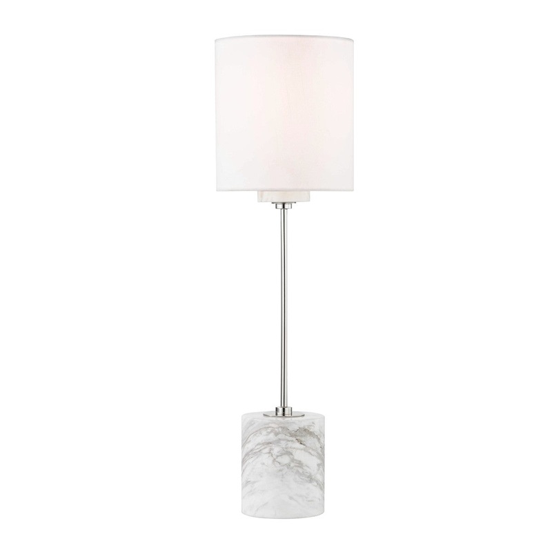 Mitzi HL153201-PN Fiona One Light Table Lamp, Polished Nickel