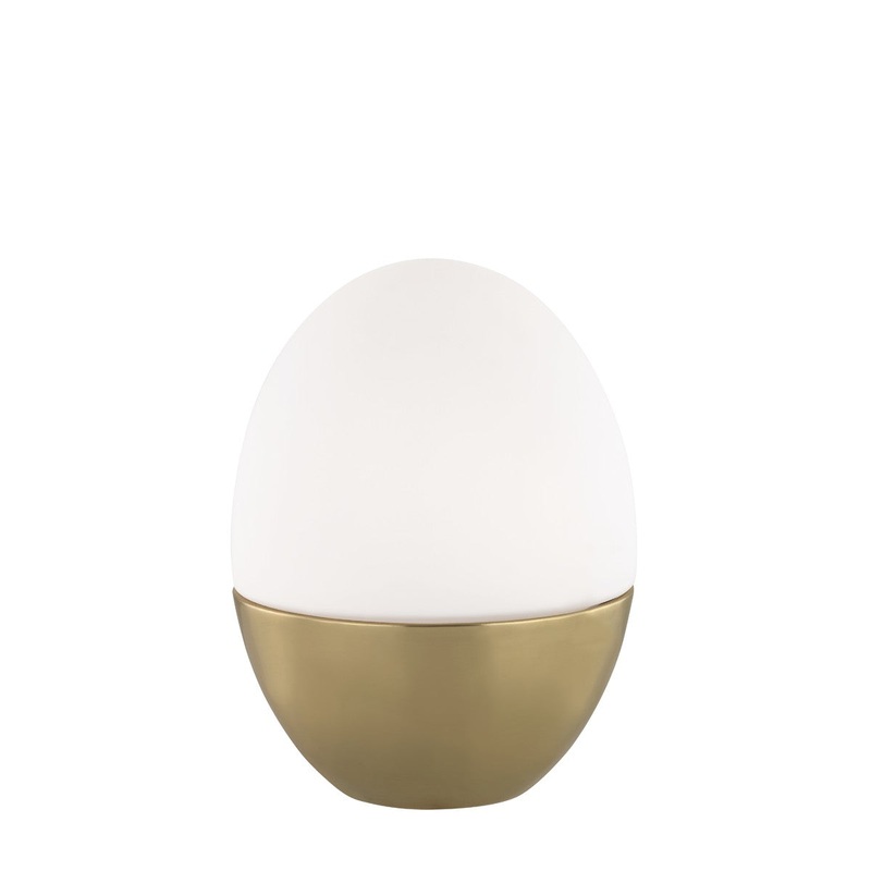 Mitzi HL206201S-AGB Orion One Light Table Lamp, Aged Brass