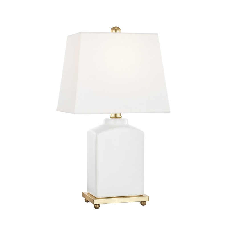 Mitzi HL268201-CL Brynn One Light Table Lamp, Cloud