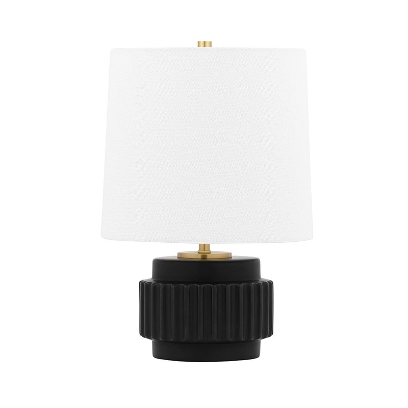 Mitzi HL452201-MB Kalani One Light Table Lamp, Matte Black