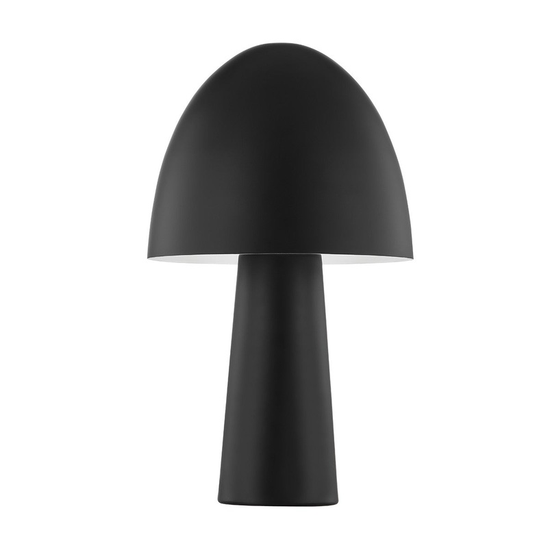 Mitzi HL458201-SBK Vicky One Light Table Lamp, Soft Black