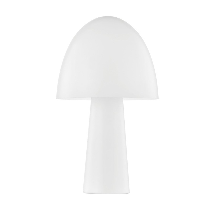 Mitzi HL458201-SWH Vicky One Light Table Lamp, Soft White