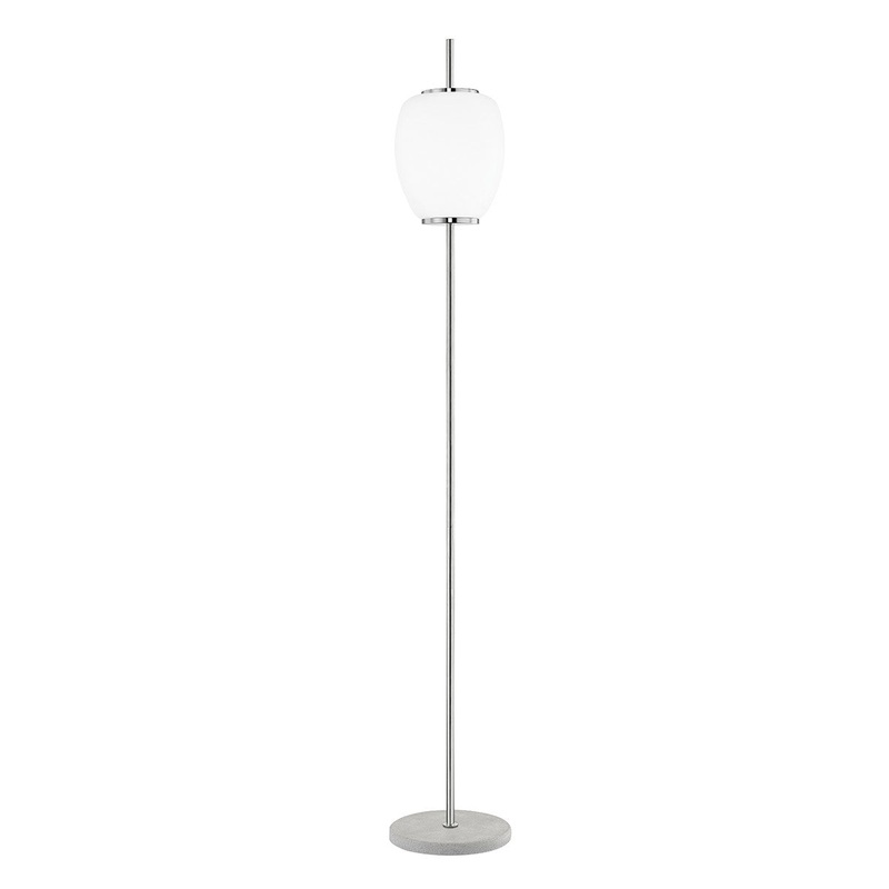 Mitzi HL459401-PN Bailee One Light Floor Lamp, Polished Nickel
