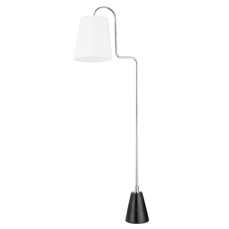 Mitzi HL539401-PN Jaimee One Light Floor Lamp, Polished Nickel