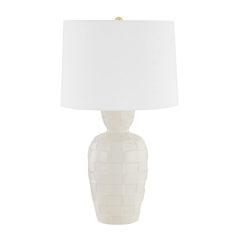 Mitzi HL548201-AGB/CSC Dawn One Light Table Lamp, Aged Brass