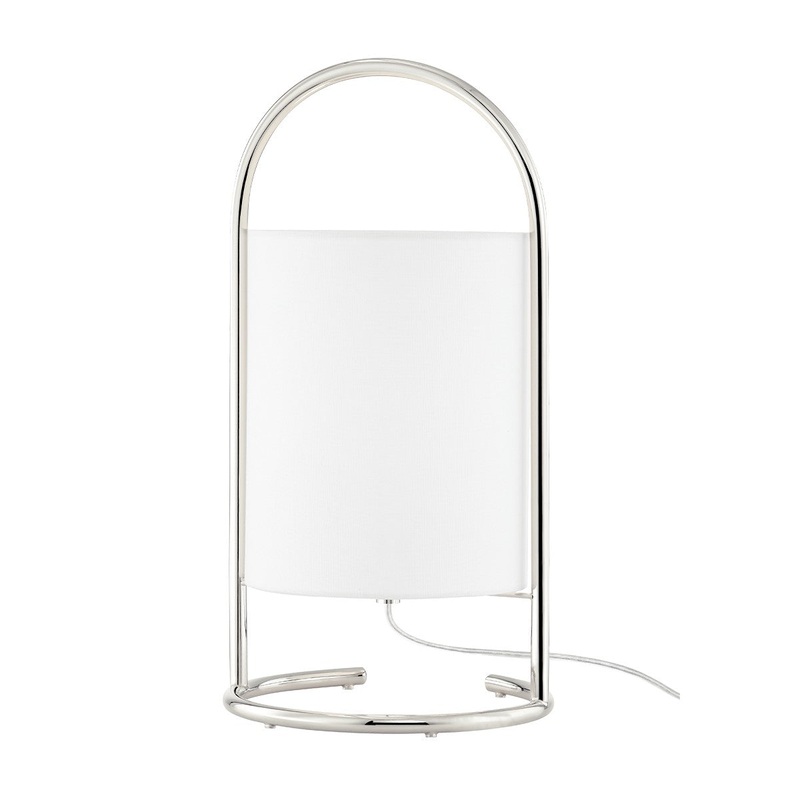 Mitzi HL556201-PN Barbie One Light Table Lamp, Polished Nickel