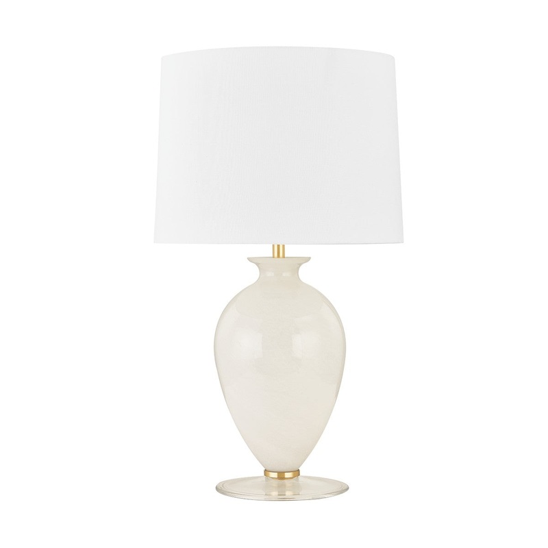 Mitzi HL582201-AGB Laney One Light Table Lamp, Aged Brass