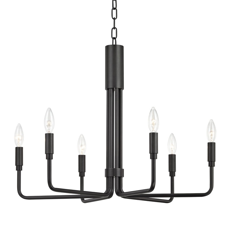 Mitzi H261806-OB Brigitte Six Light Pendant, Old Bronze