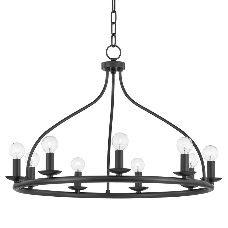 Mitzi H511809-OB Kendra Nine Light Chandelier, Old Bronze