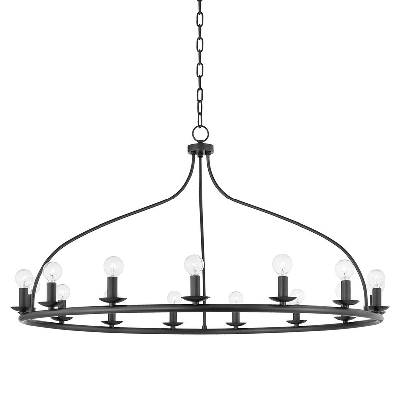 Mitzi H511815-OB Kendra 15 Light Chandelier, Old Bronze