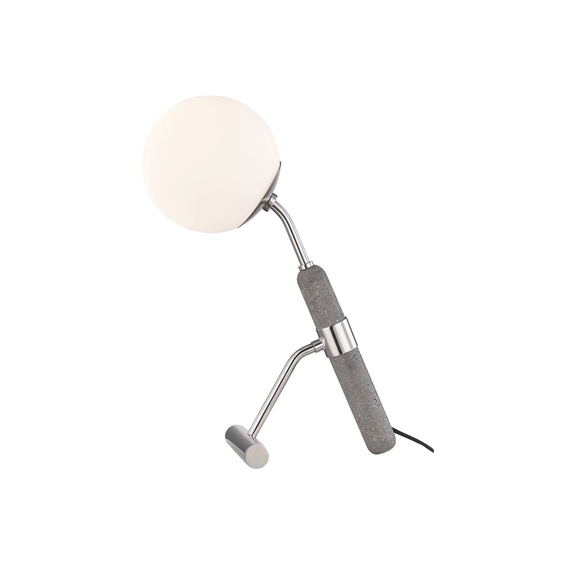Mitzi HL289201-PN Brielle One Light Table Lamp, Polished Nickel