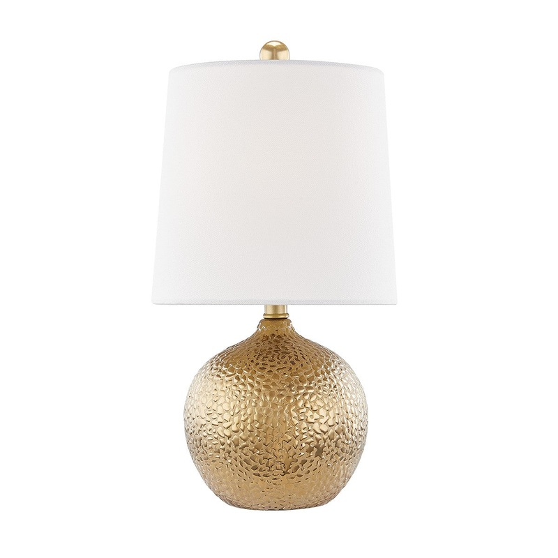 Mitzi HL364201-GD Heather One Light Table Lamp, Gold