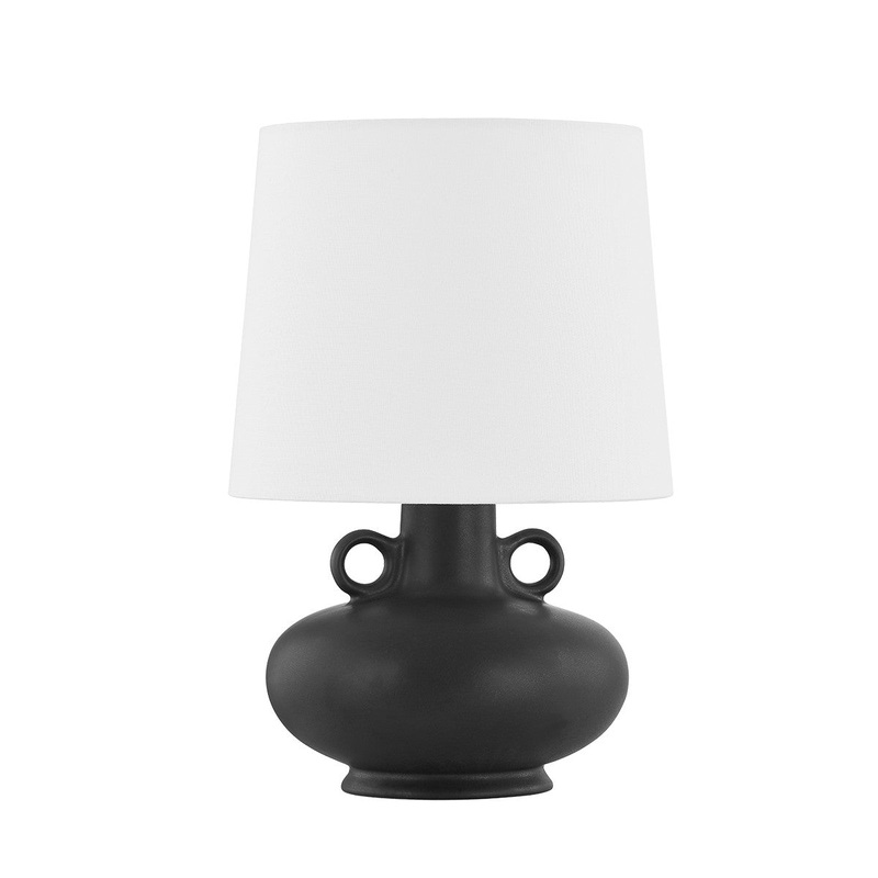 Mitzi HL613201B-AGB/CRC Rikki One Light Table Lamp, Aged Brass
