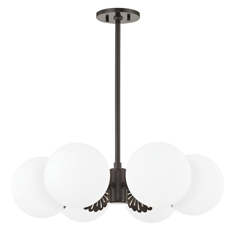 Mitzi H193806-OB Paige Six Light Chandelier, Old Bronze