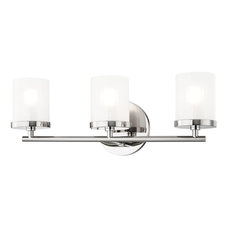 Mitzi H239303-PN Ryan Three Light Bath Bracket, Polished Nickel