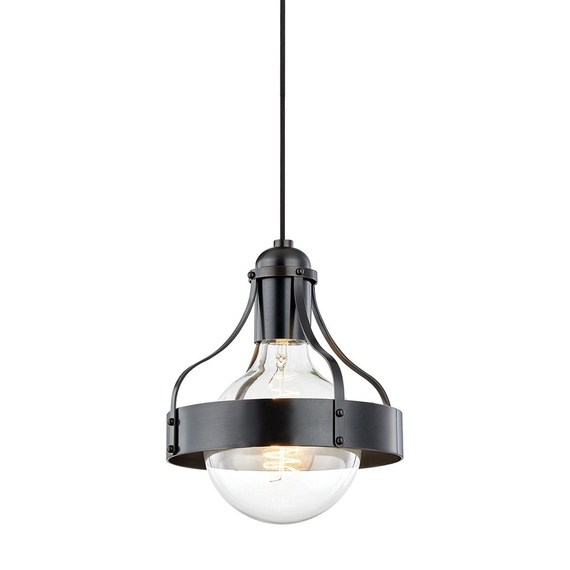 Mitzi H271701-OB Violet One Light Pendant, Old Bronze