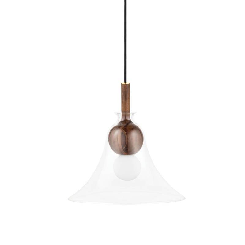 Mitzi H380701C-AGB Dani One Light Pendant, Aged Brass
