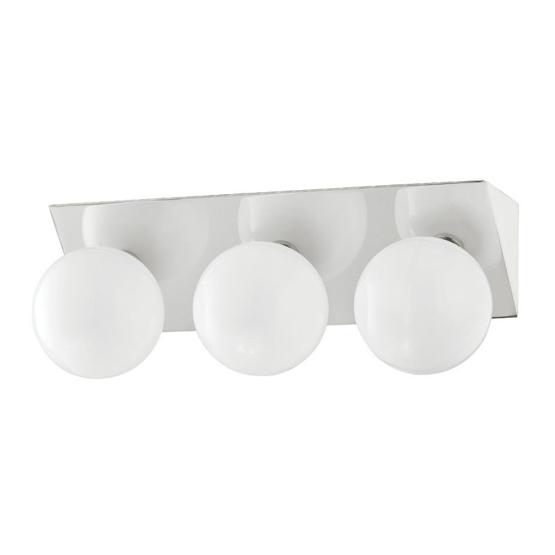 Mitzi H385303-PN Aspyn Three Light Bath Bracket, Polished Nickel