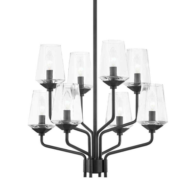Mitzi H420808-OB Kayla Eight Light Chandelier, Old Bronze