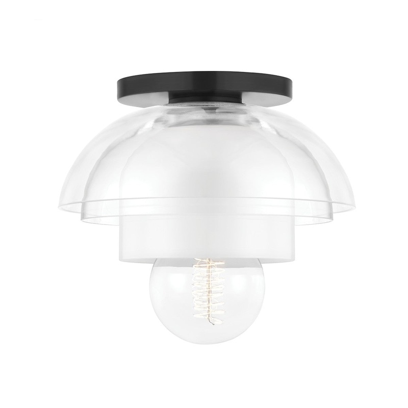 Mitzi H429601-OB Ruby One Light Flush Mount, Old Bronze