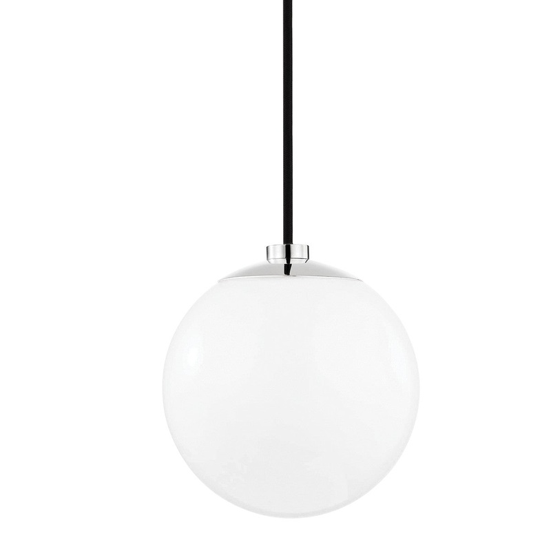 Mitzi H105701-PN Stella One Light Pendant, Polished Nickel
