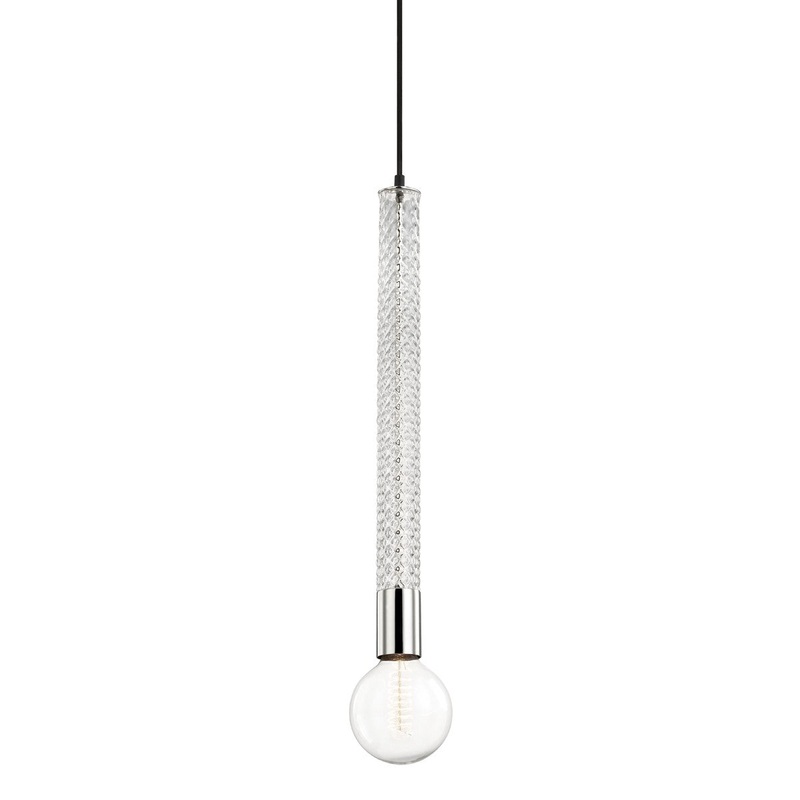 Mitzi H256701-PN Pippin One Light Pendant, Polished Nickel