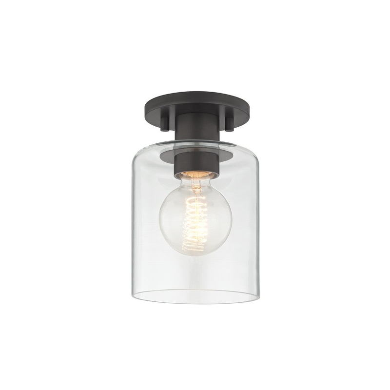 Mitzi H108601-OB Neko One Light Semi Flush Mount, Old Bronze