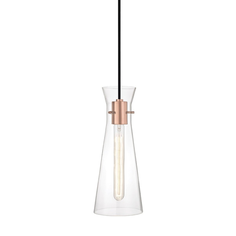 Mitzi H112701-POC Anya One Light Pendant, Polished Copper