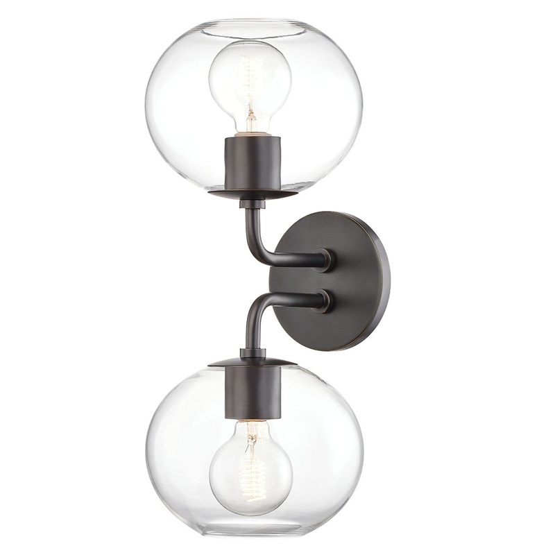 Mitzi H270102-OB Margot Two Light Wall Sconce, Old Bronze