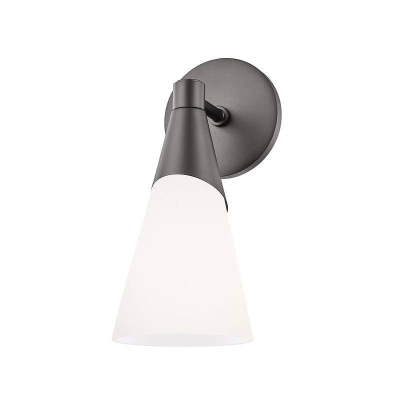 Mitzi H312101-BLK Parker One Light Wall Sconce, Black