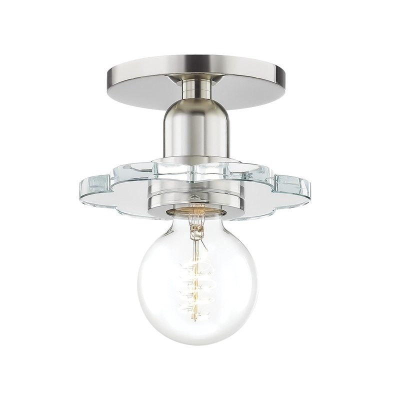 Mitzi H357101-PN Alexa One Light Wall Sconce, Polished Nickel
