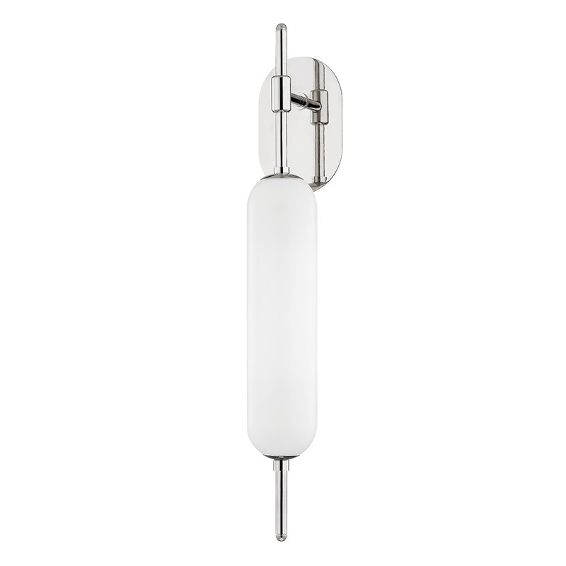 Mitzi H373101-PN Miley One Light Wall Sconce, Polished Nickel
