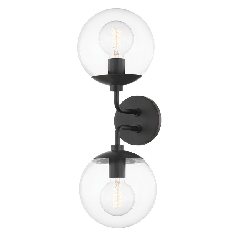 Mitzi H503102-OB Meadow Two Light Wall Sconce, Old Bronze
