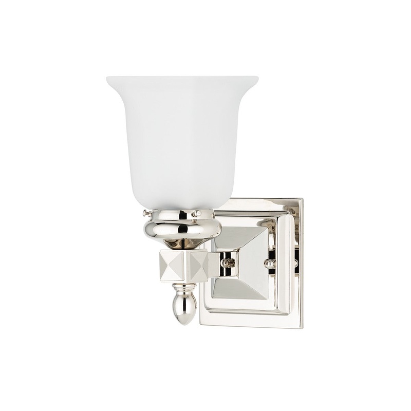 Hudson Valley 2821-PN Cumberland One Light Bath Bracket, Polished Nickel (Discontinued)