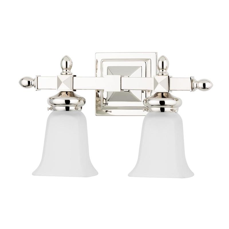 Hudson Valley 2822-PN Cumberland Two Light Bath Bracket, Polished Nickel (Discontinued)