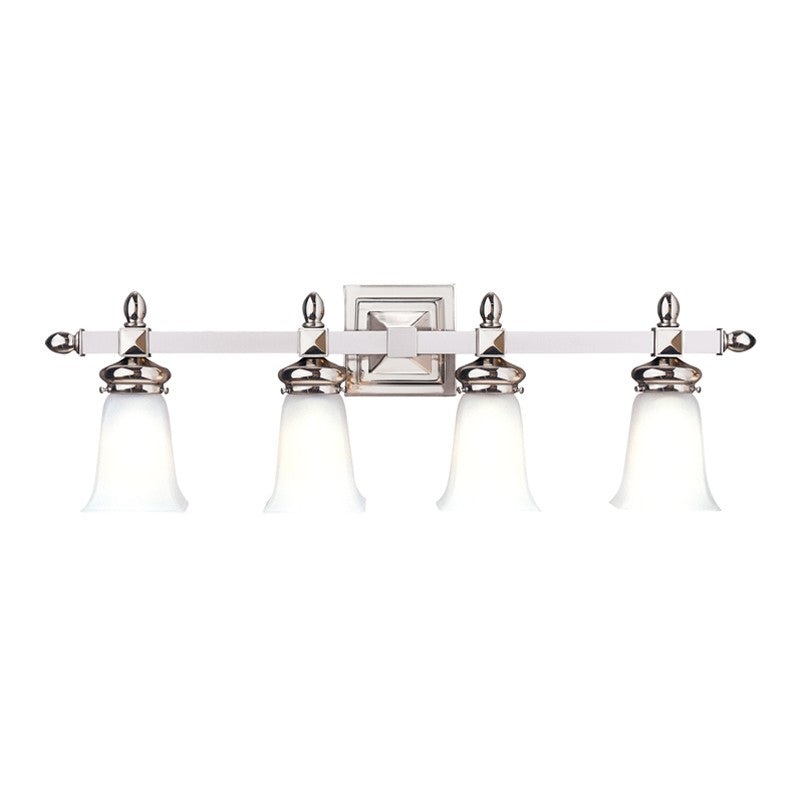 Hudson Valley 2824-PN Cumberland Four Light Bath Bracket, Polished Nickel (Discontinued)