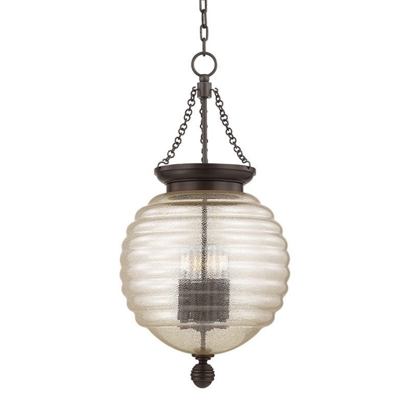 Hudson Valley 3214-OB Coolidge Four Light Pendant, Old Bronze (Discontinued)