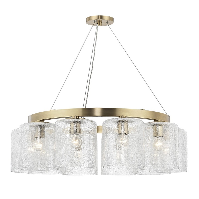 Hudson Valley 3234-AGB Charles Ten Light Chandelier, Aged Brass (Discontinued)