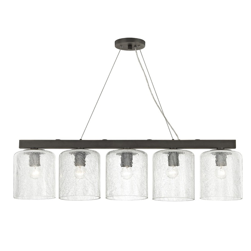 Hudson Valley 3240-OB Charles Five Light Island Pendant, Old Bronze (Discontinued)