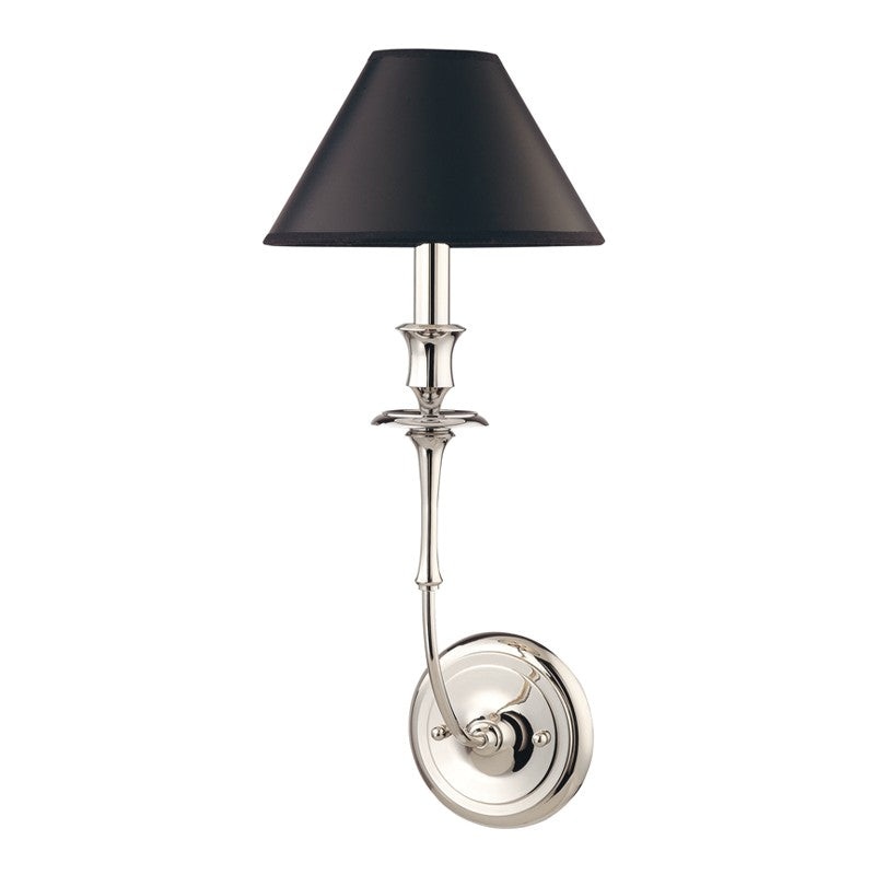 Hudson Valley 1861-PN Jasper One Light Wall Sconce, Polished Nickel