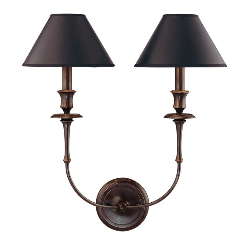 Hudson Valley 1862-OB Jasper Two Light Wall Sconce, Old Bronze