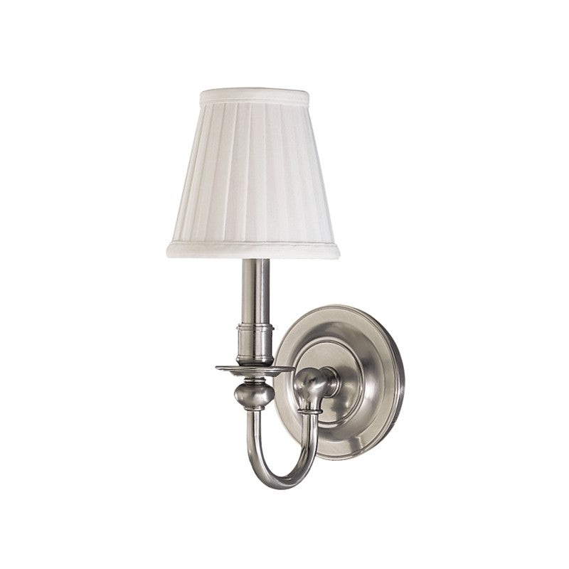 Hudson Valley 1901-SN Beekman One Light Wall Sconce, Satin Nickel