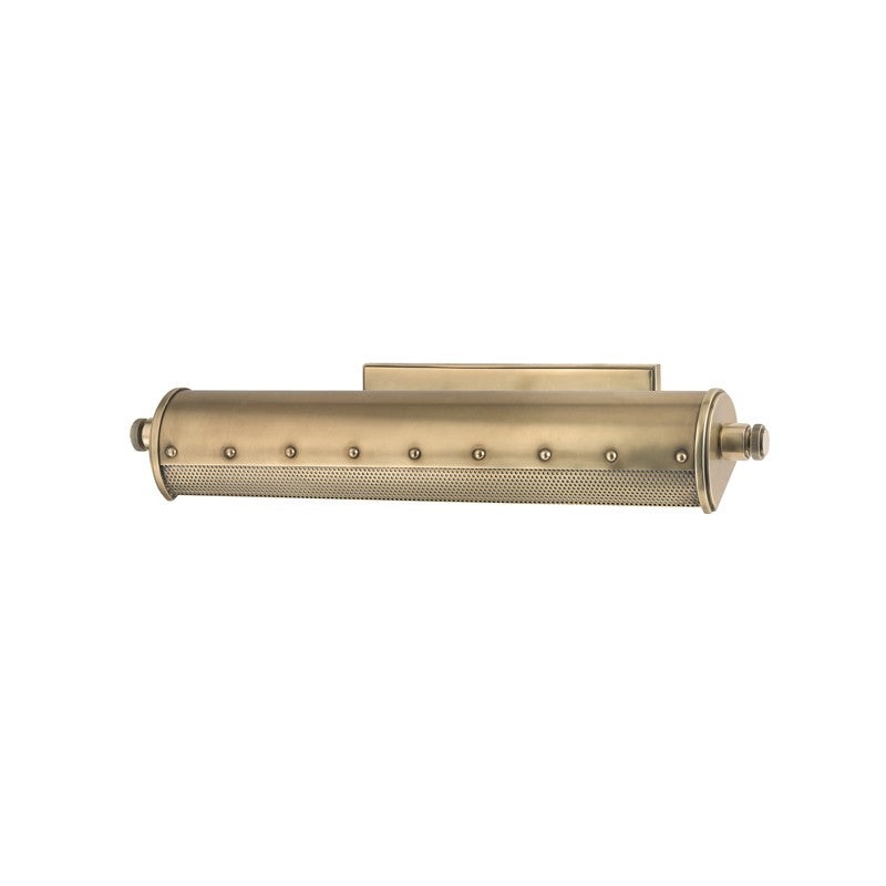 Hudson Valley 2118-AGB Gaines Two Light Picture Light, Aged Brass