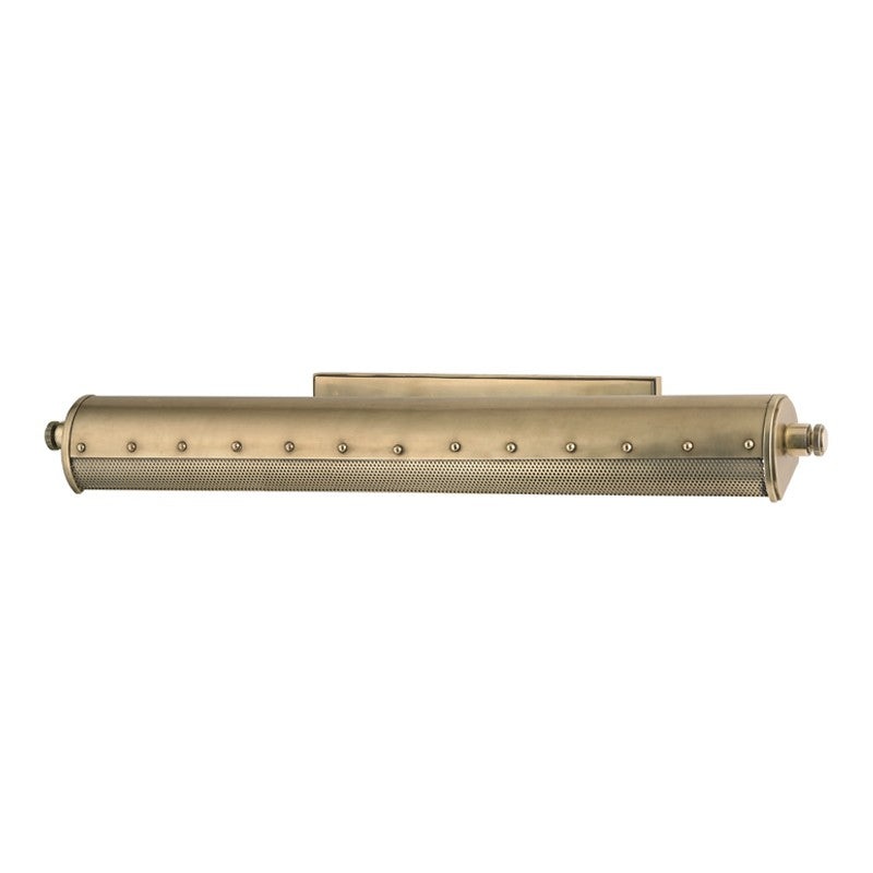 Hudson Valley 2126-AGB Gaines Three Light Picture Light, Aged Brass