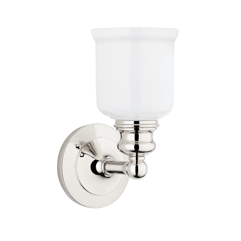 Hudson Valley 2301-PN Riverton One Light Bath Bracket, Polished Nickel (Discontinued)