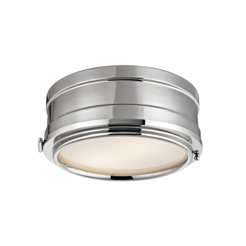 Hudson Valley 2311-PN Rye Two Light Flush Mount, Polished Nickel